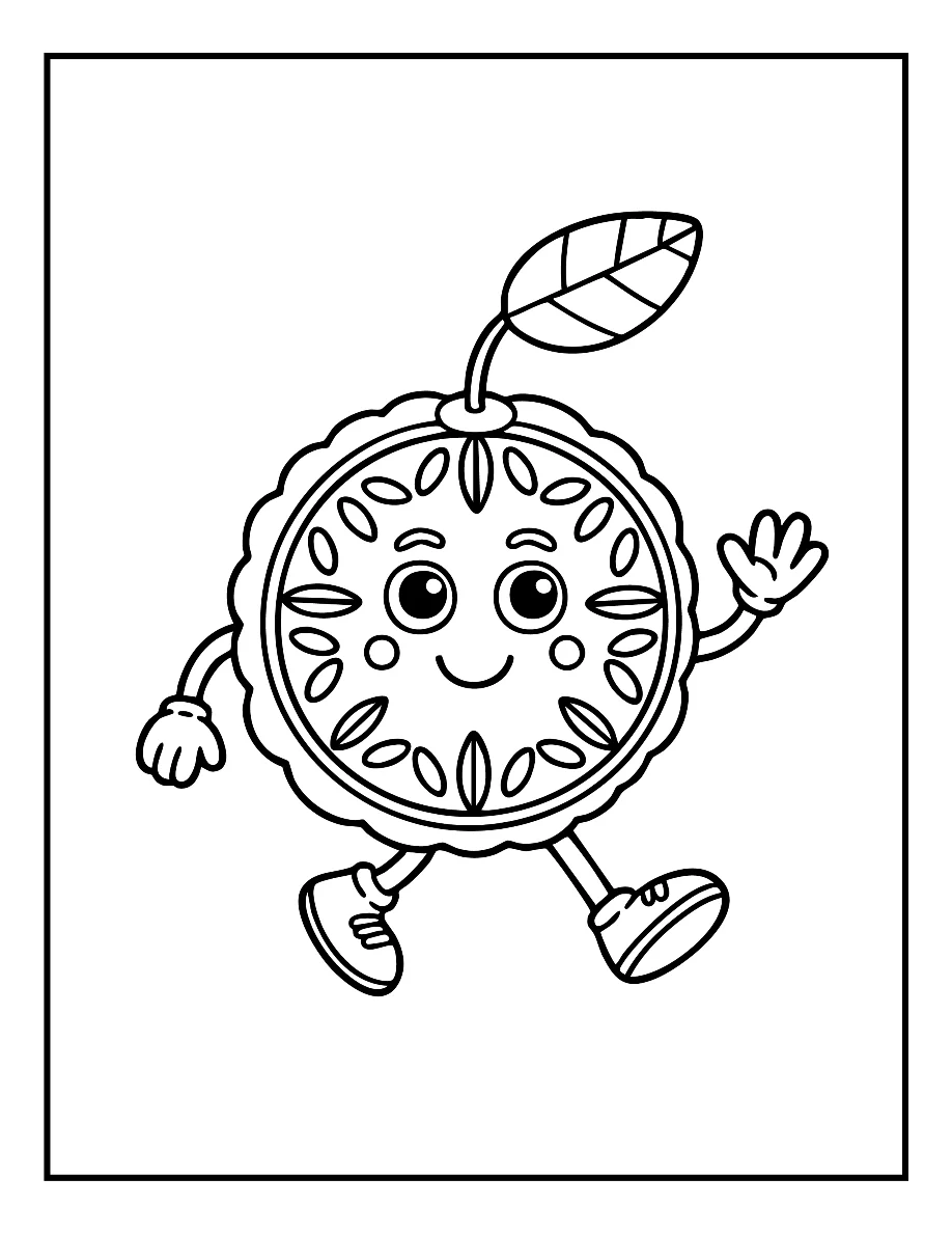 Desenhos de Vegetais e Frutas para colorir 49