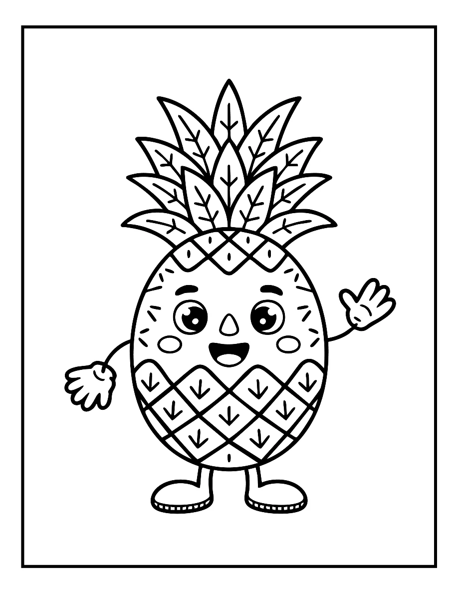 Desenhos de Vegetais e Frutas para colorir 51