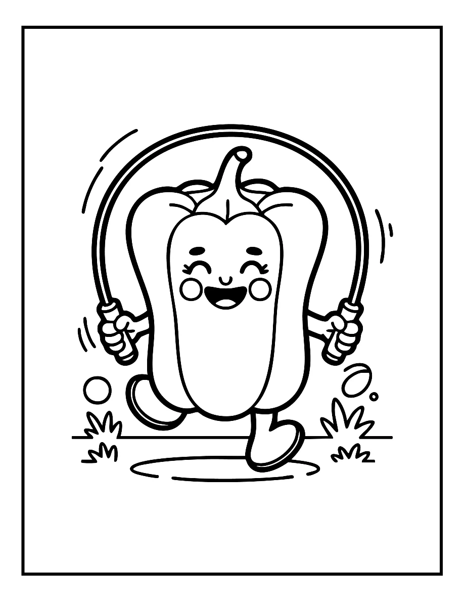Desenhos de Vegetais e Frutas para colorir 52