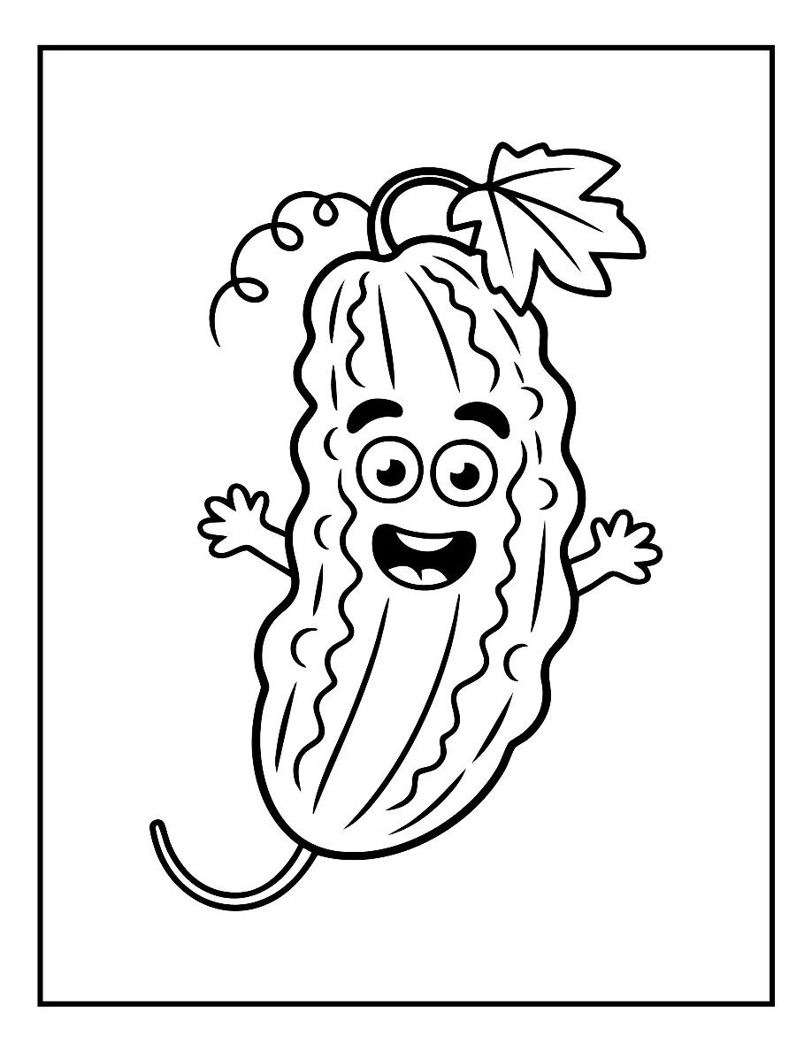 Desenhos de Vegetais e Frutas para colorir 54