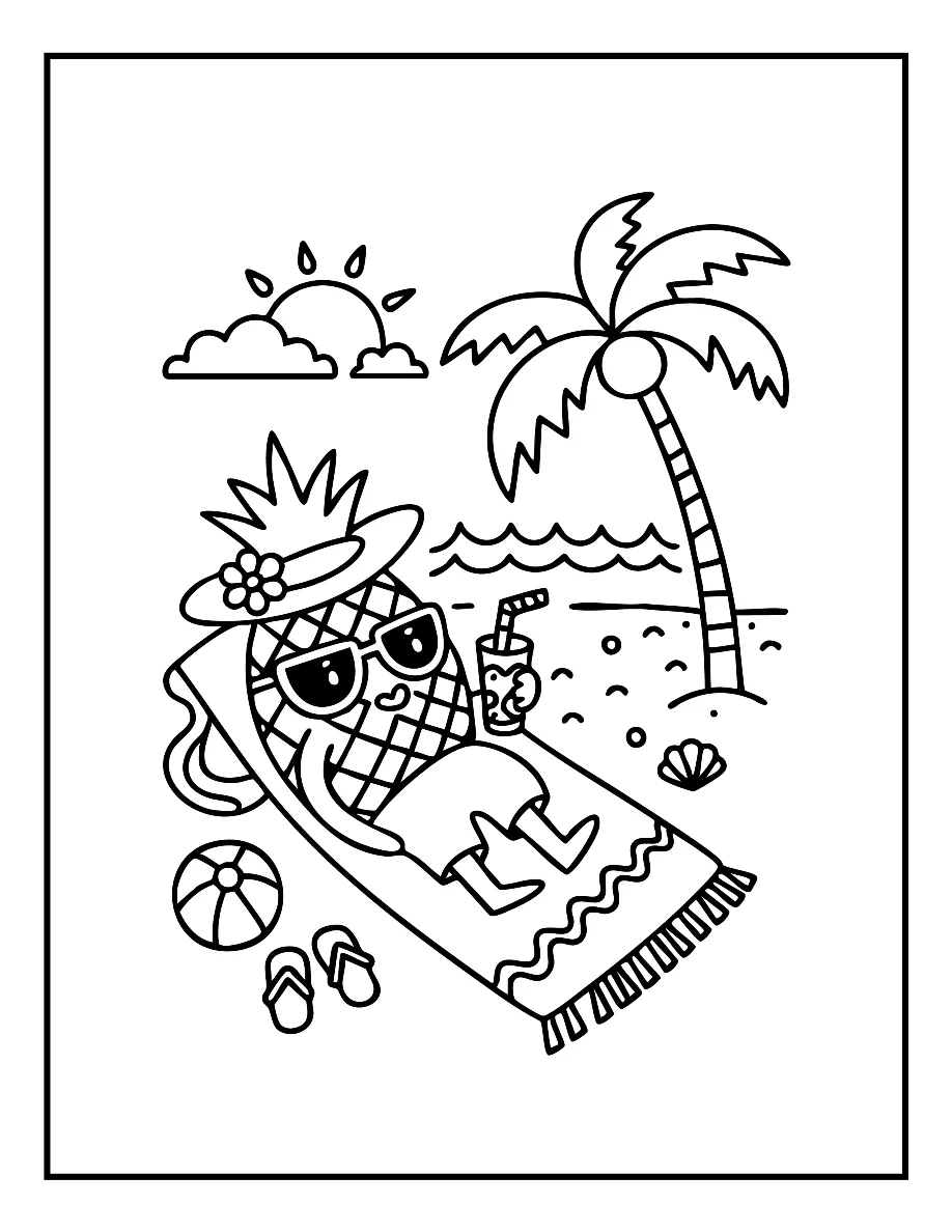 Desenhos de Vegetais e Frutas para colorir 56