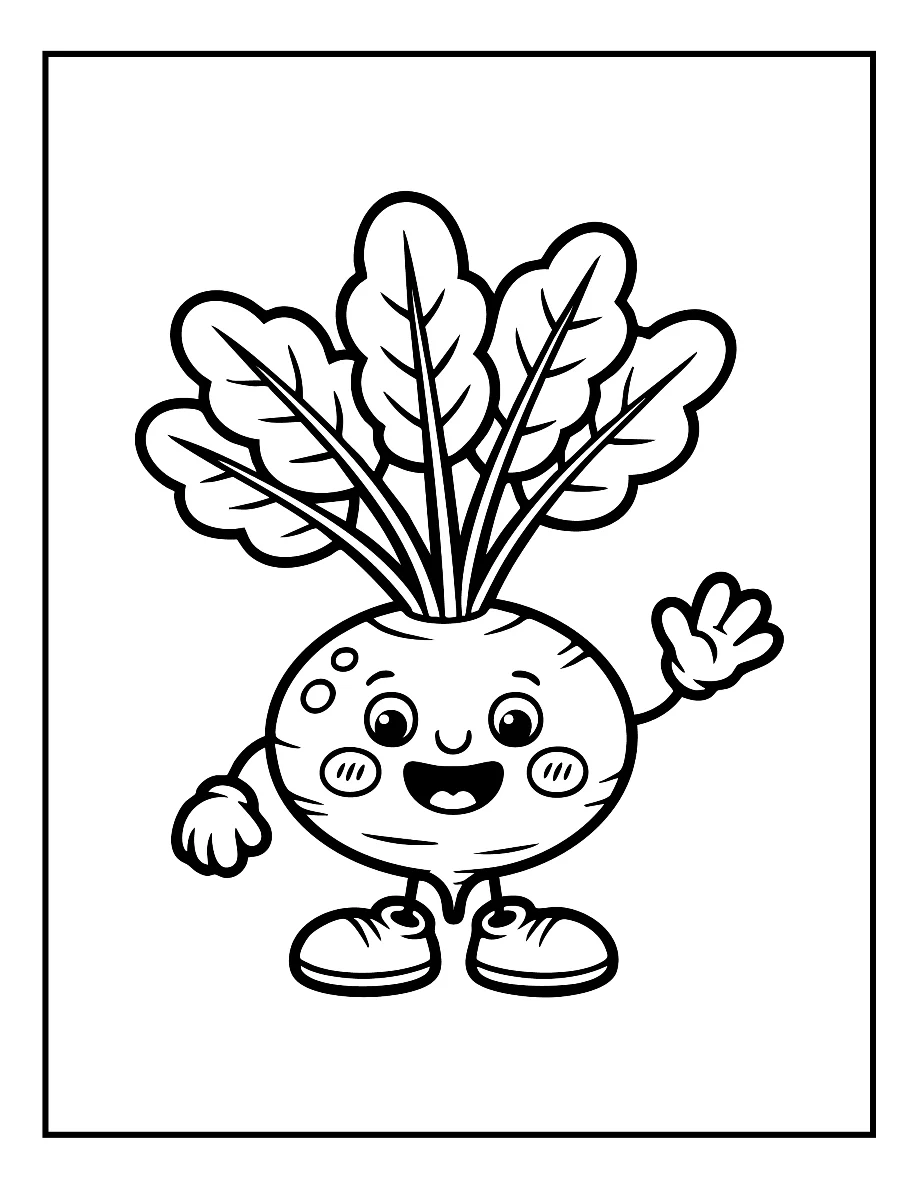 Desenhos de Vegetais e Frutas para colorir 58