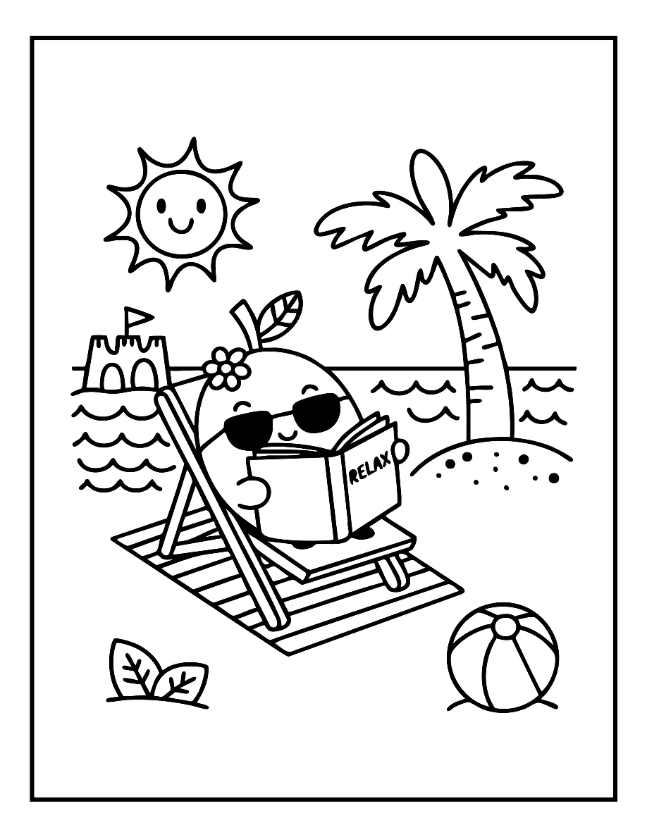 Desenhos de Vegetais e Frutas para colorir 60