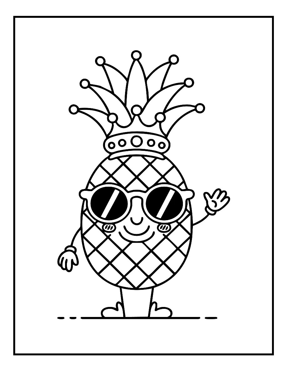 Desenhos de Vegetais e Frutas para colorir 61
