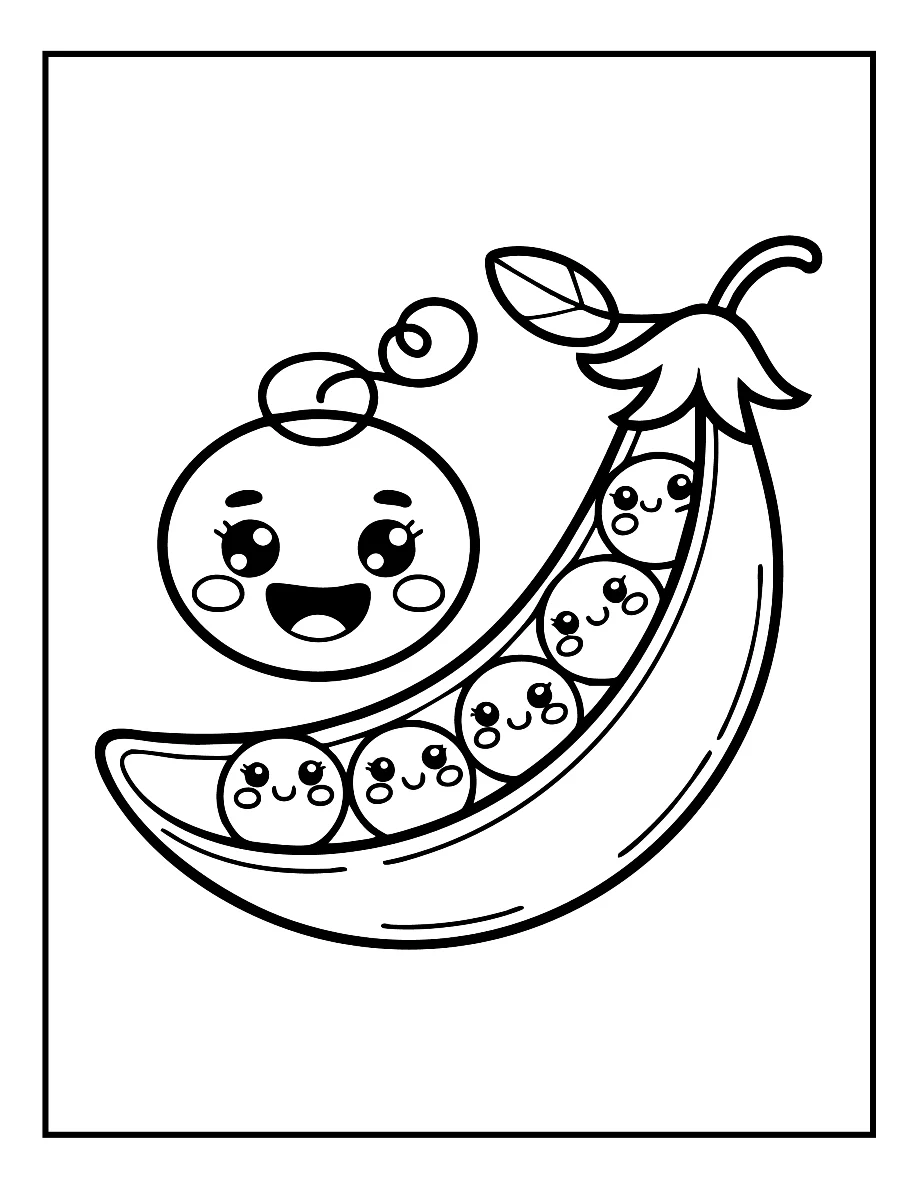 Desenhos de Vegetais e Frutas para colorir 63