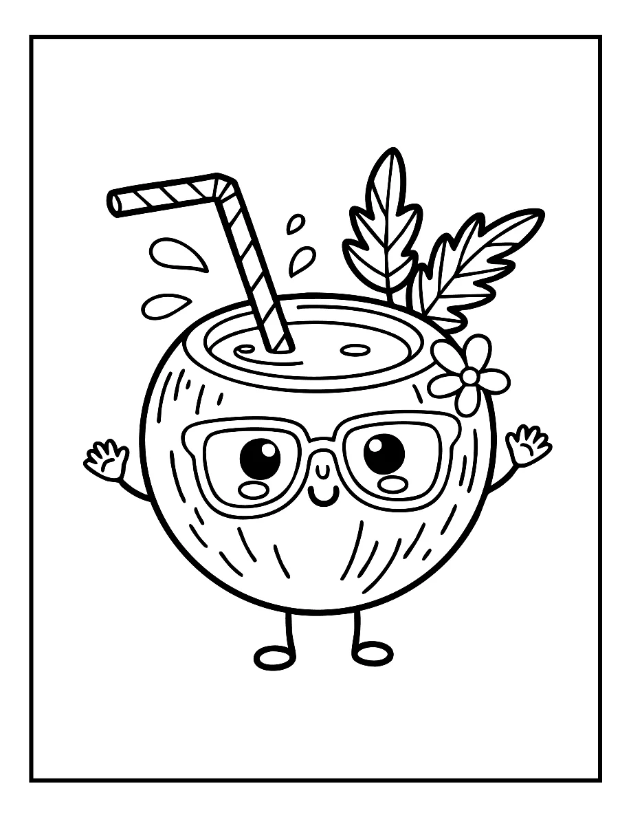 Desenhos de Vegetais e Frutas para colorir 65