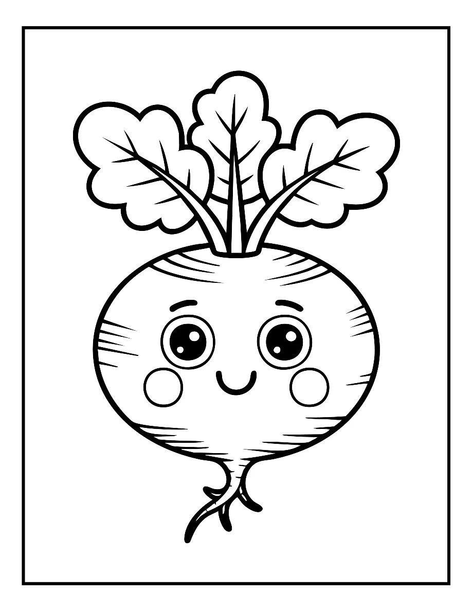 Desenhos de Vegetais e Frutas para colorir 68