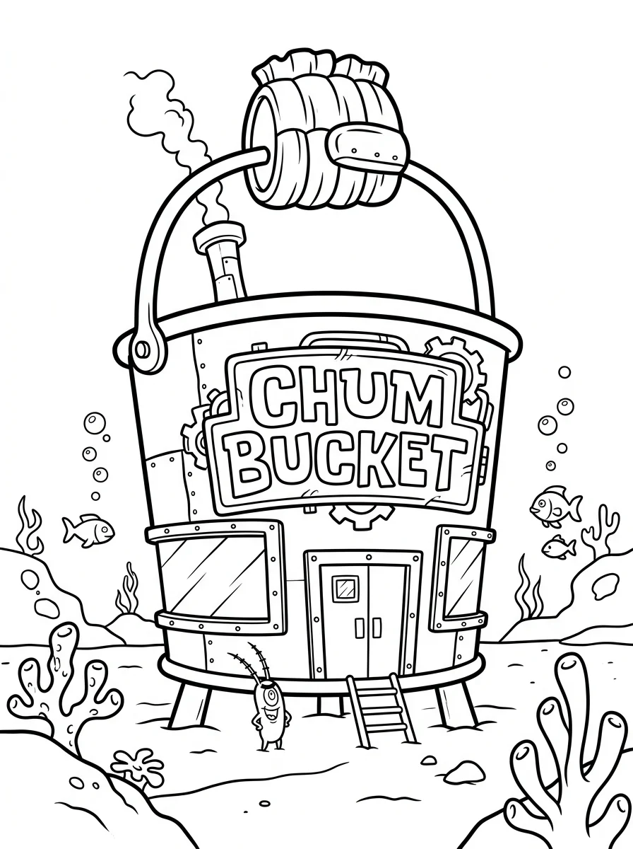 Desenhos do Bob Esponja para colorir 11