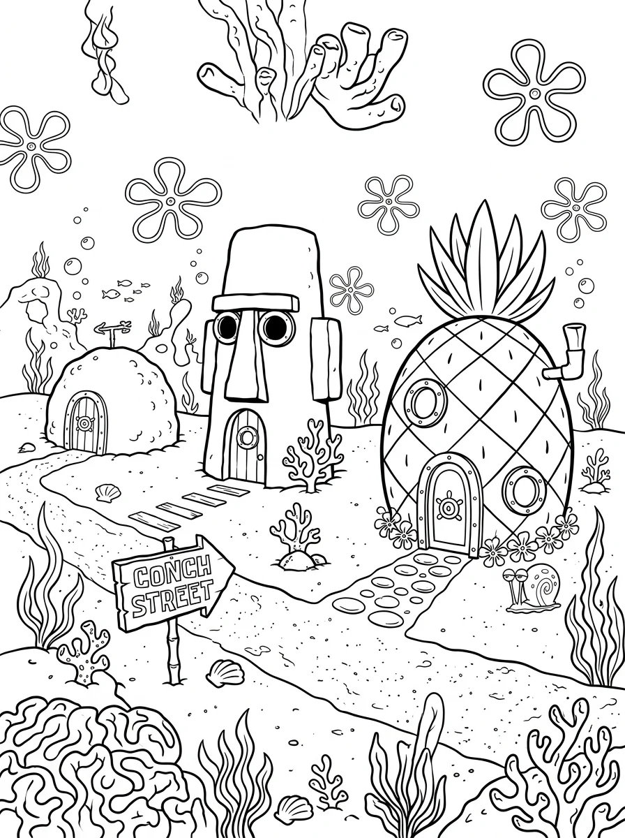 Desenhos do Bob Esponja para colorir 16