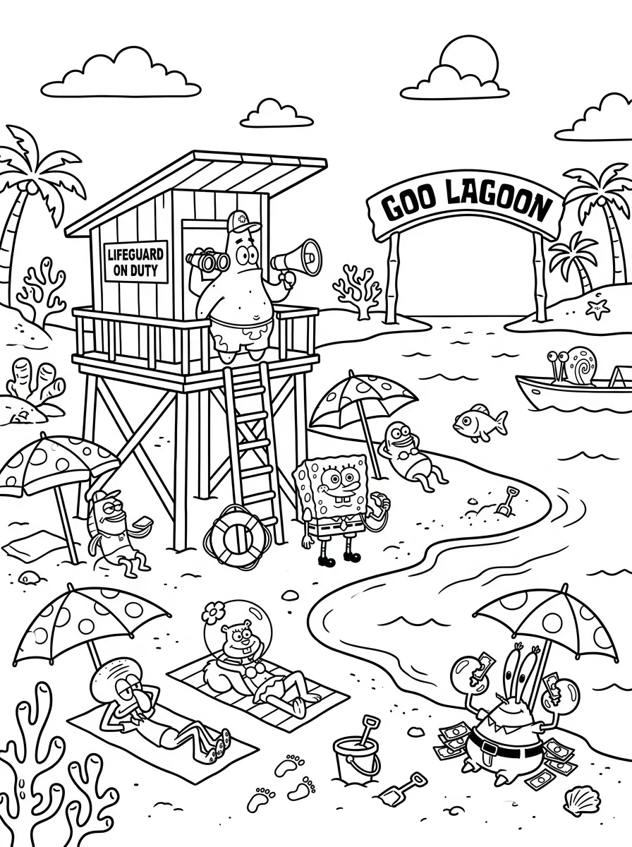 Desenhos do Bob Esponja para colorir 18