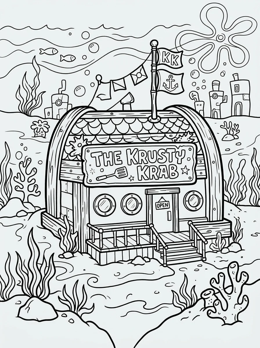 Desenhos do Bob Esponja para colorir 22