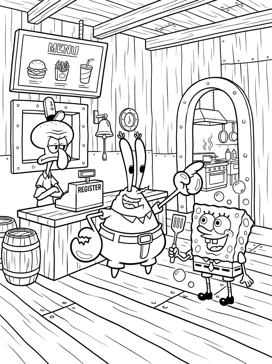 Desenhos do Bob Esponja para colorir 28