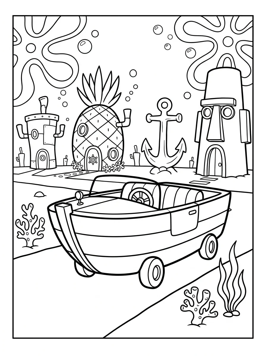 Desenhos do Bob Esponja para colorir 3