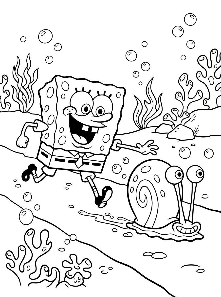 Desenhos do Bob Esponja para colorir 39