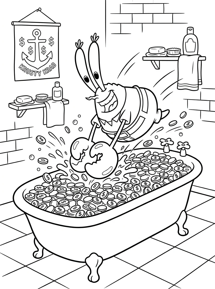 Desenhos do Bob Esponja para colorir 4
