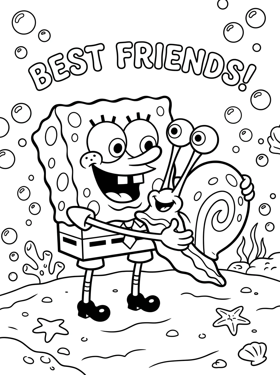 Desenhos do Bob Esponja para colorir 40