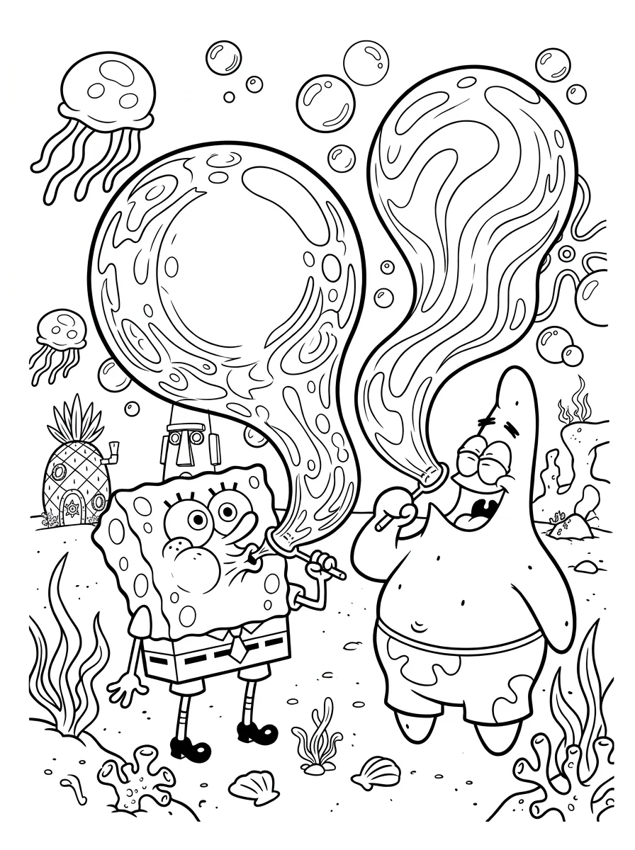 Desenhos do Bob Esponja para colorir 44