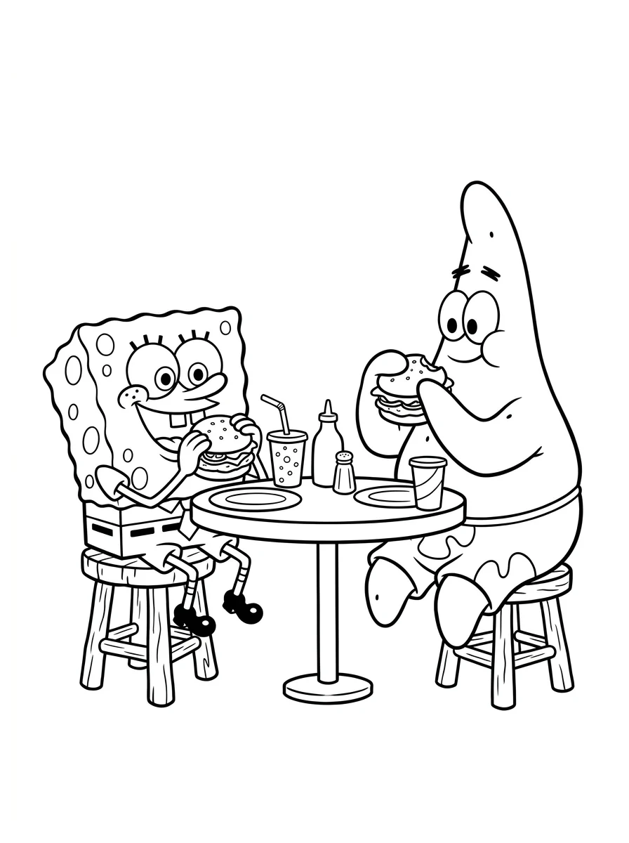 Desenhos do Bob Esponja para colorir 46