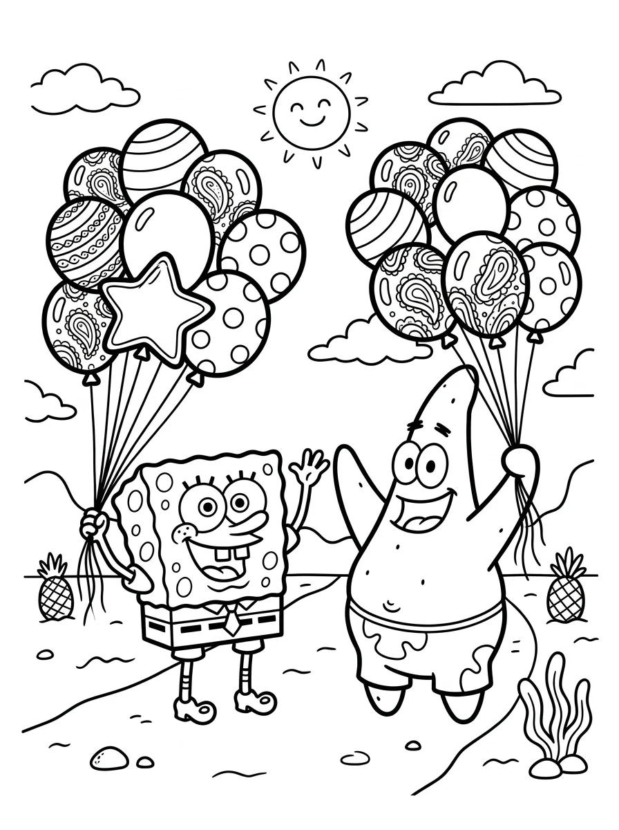 Desenhos do Bob Esponja para colorir 47