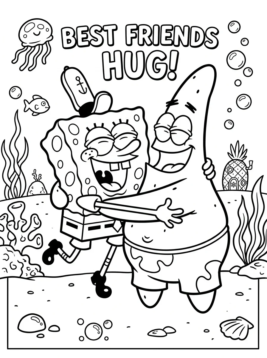 Desenhos do Bob Esponja para colorir 48