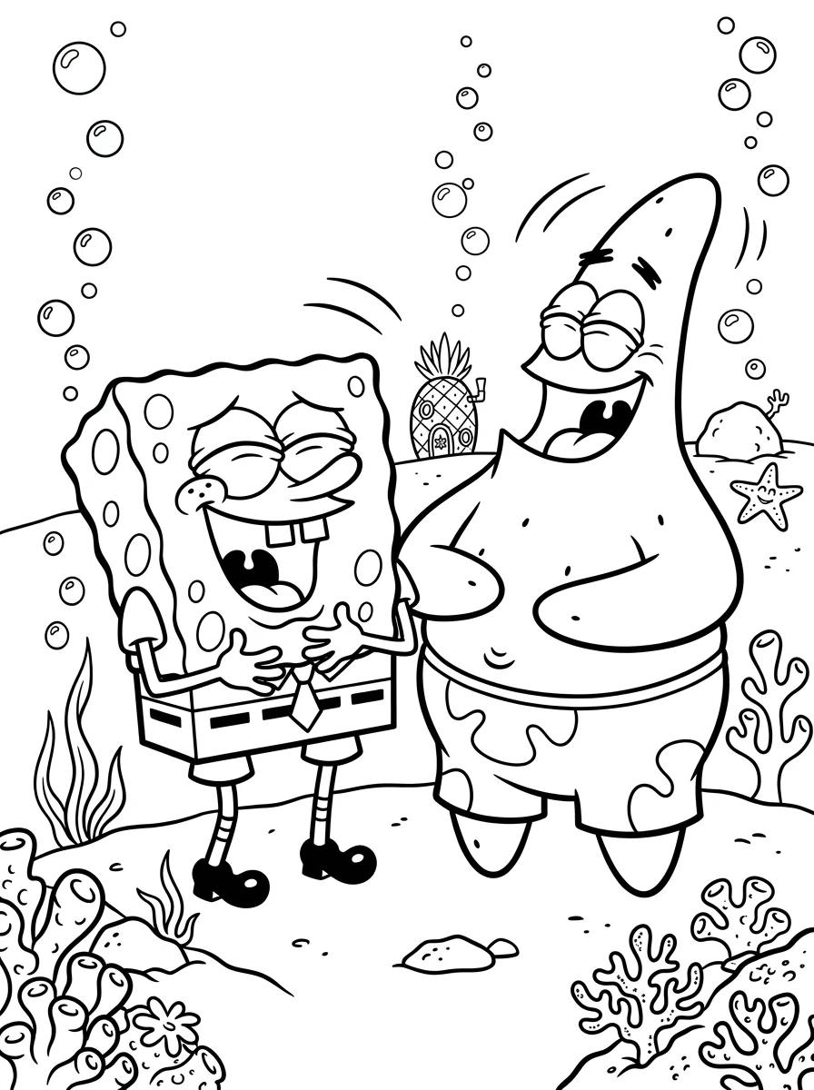 Desenhos do Bob Esponja para colorir 50