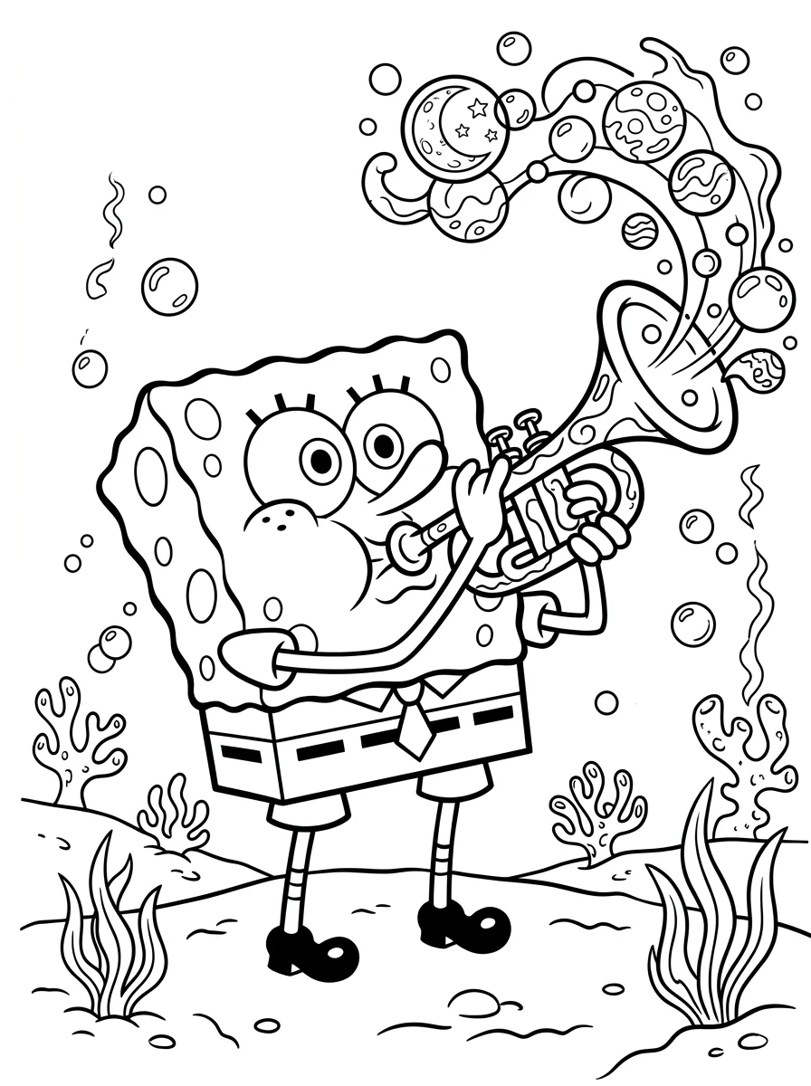 Desenhos do Bob Esponja para colorir 53