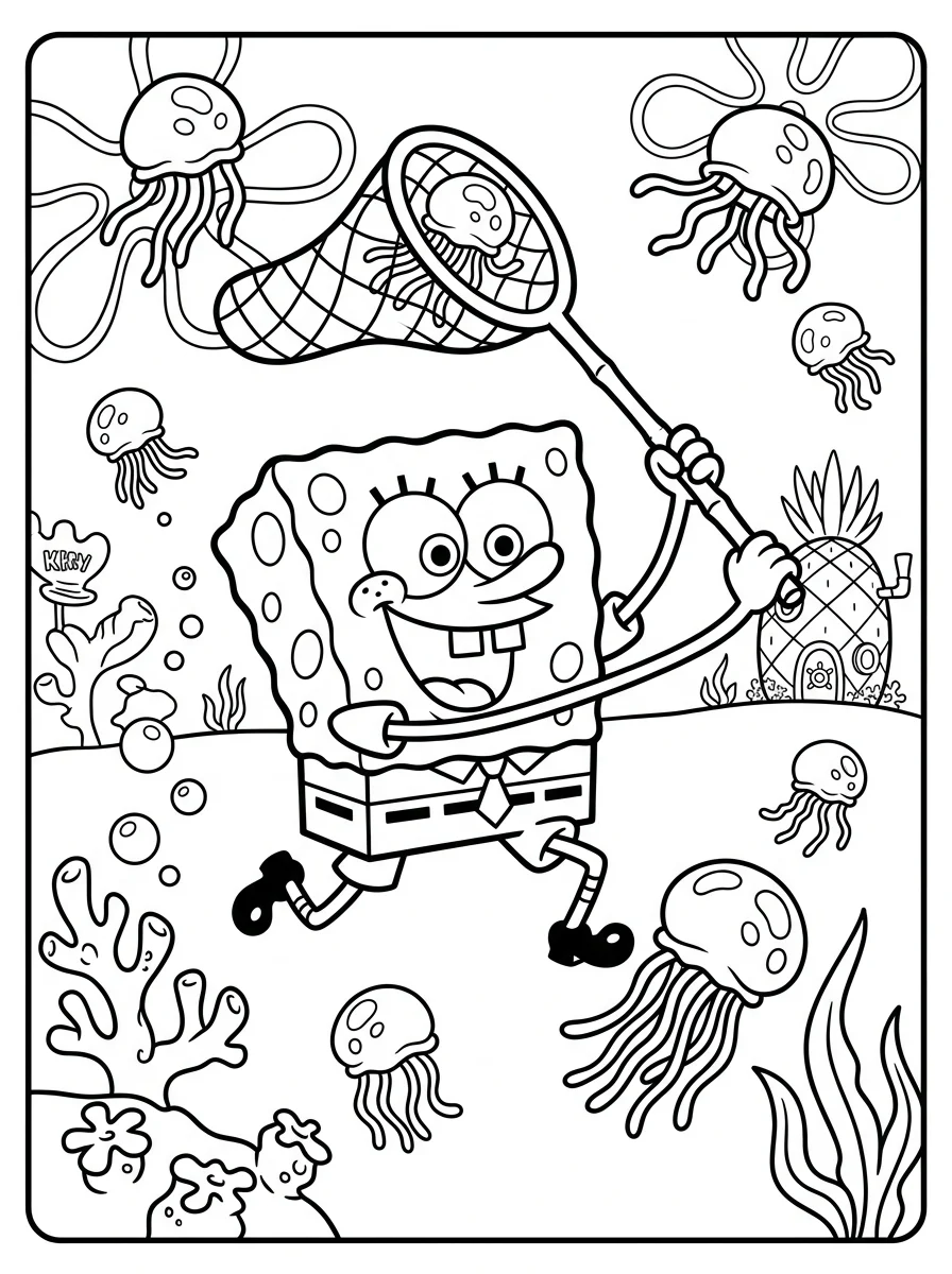 Desenhos do Bob Esponja para colorir 55