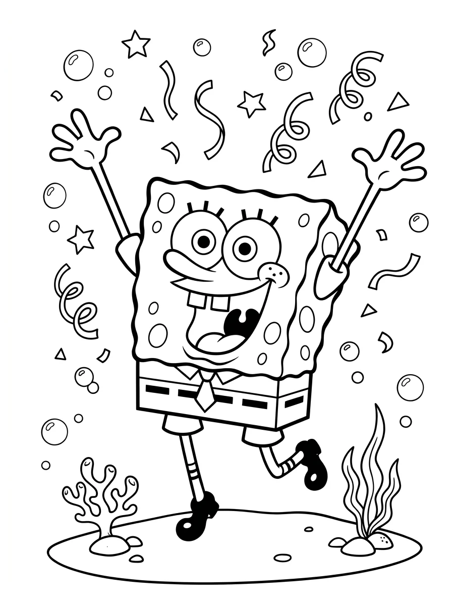 Desenhos do Bob Esponja para colorir 56