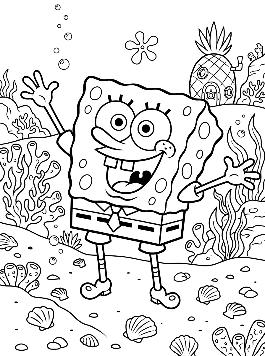 Desenhos do Bob Esponja para colorir 57
