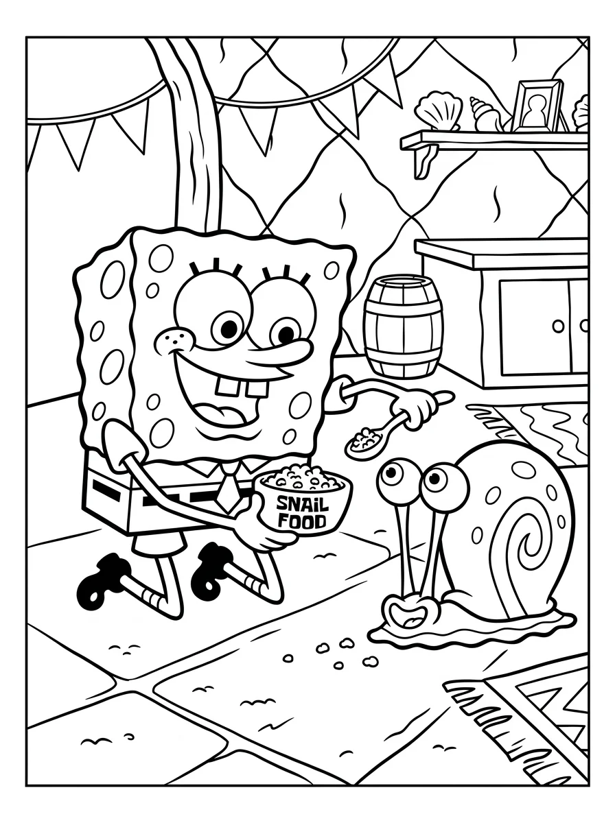 Desenhos do Bob Esponja para colorir 59