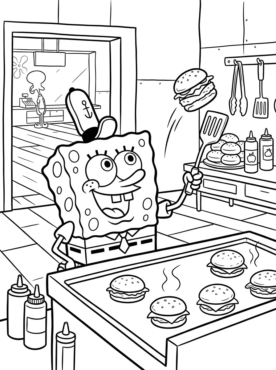 Desenhos do Bob Esponja para colorir 60