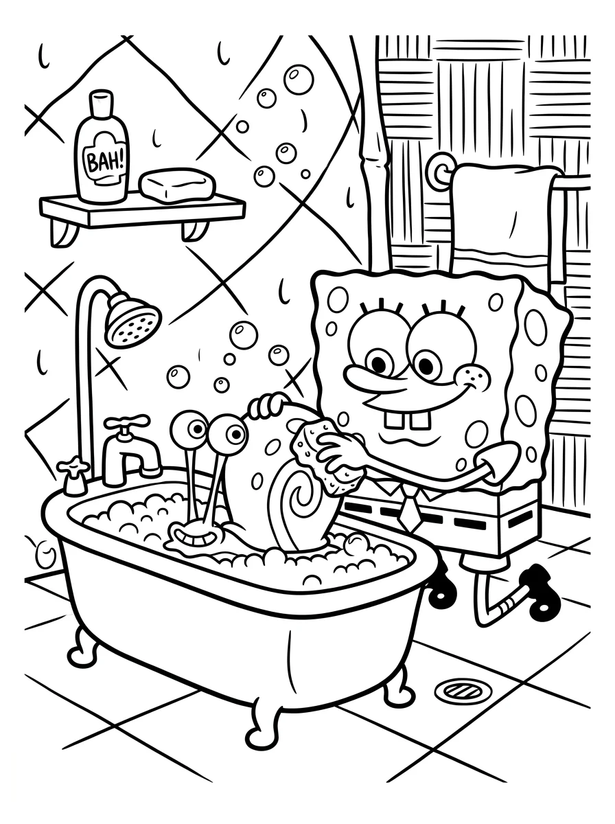 Desenhos do Bob Esponja para colorir 61