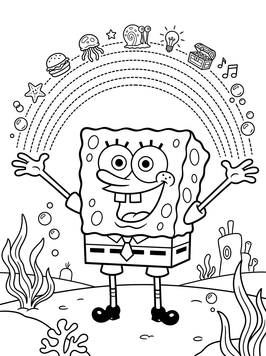 Desenhos do Bob Esponja para colorir 63