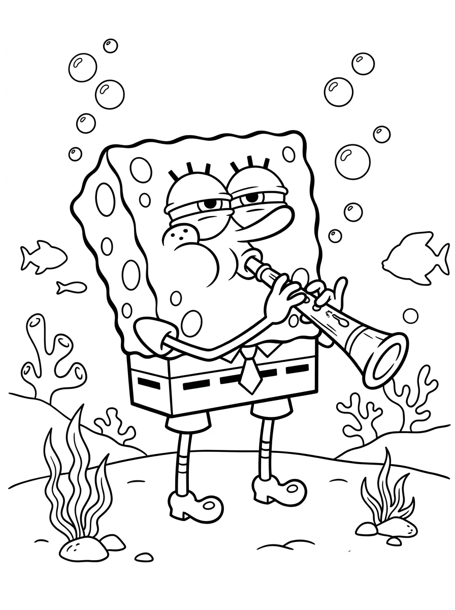 Desenhos do Bob Esponja para colorir 67