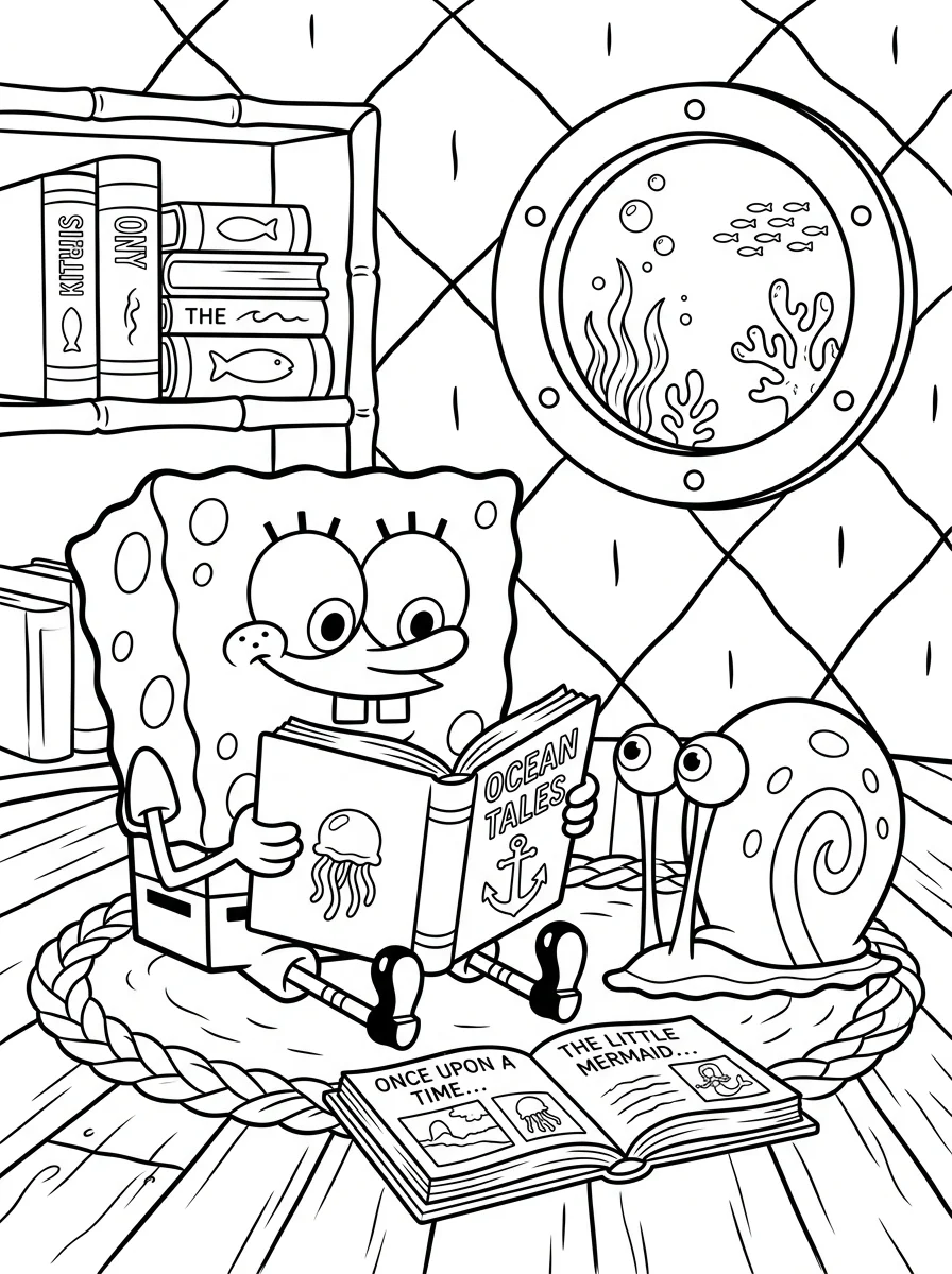 Desenhos do Bob Esponja para colorir 68