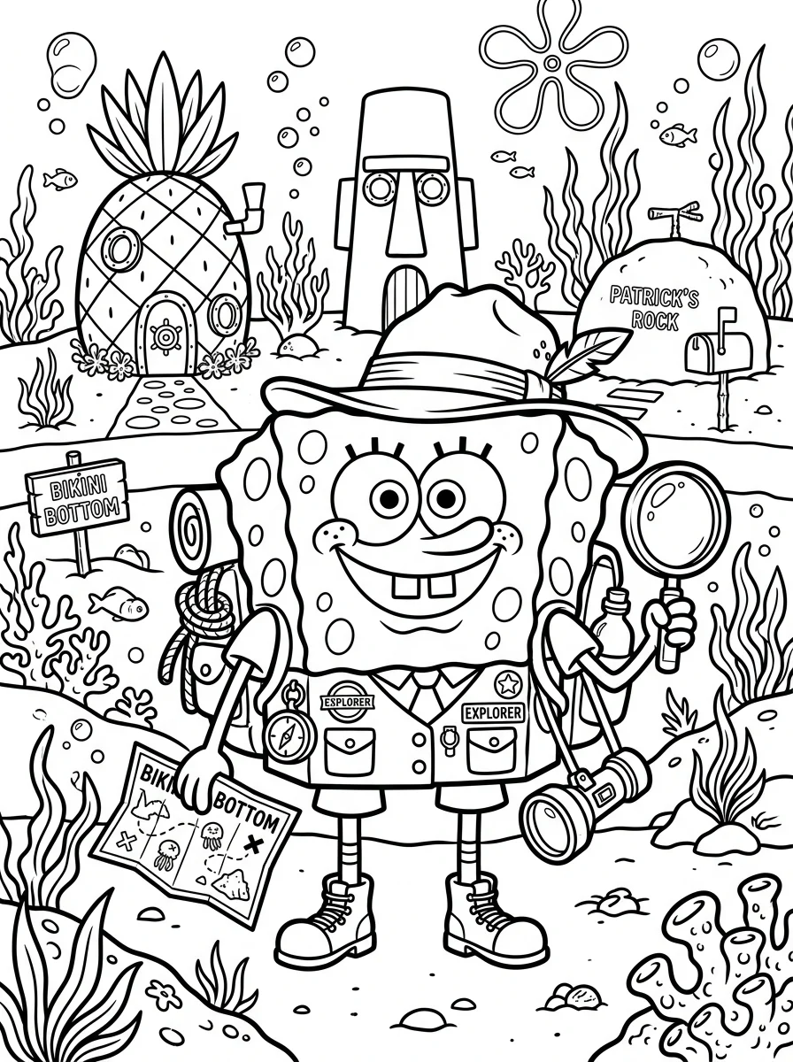 Desenhos do Bob Esponja para colorir 72