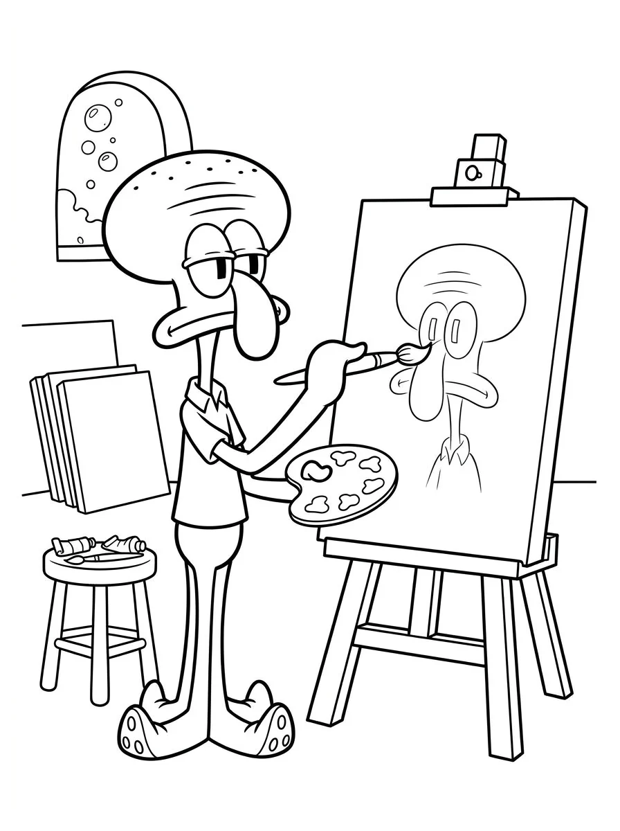 Desenhos do Bob Esponja para colorir 80