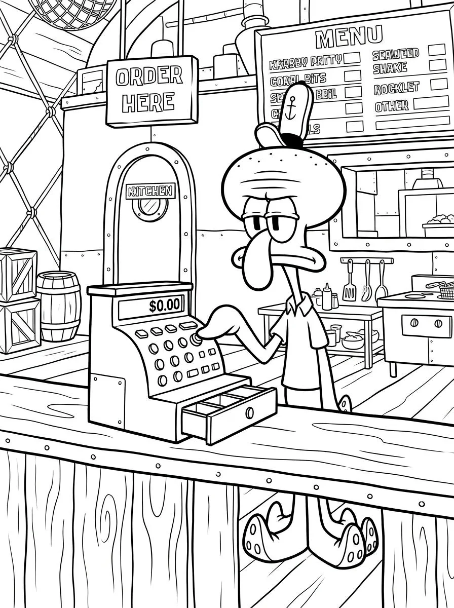 Desenhos do Bob Esponja para colorir 83
