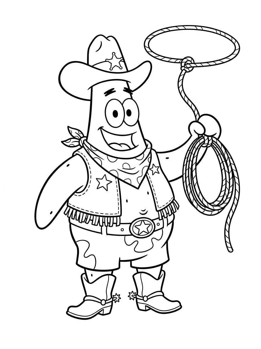 Desenhos do Patrick Estrela para colorir 16