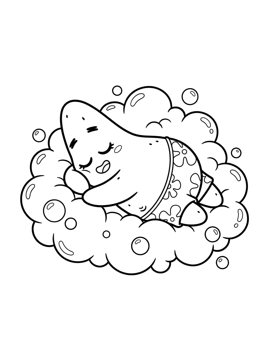 Desenhos do Patrick Estrela para colorir 3
