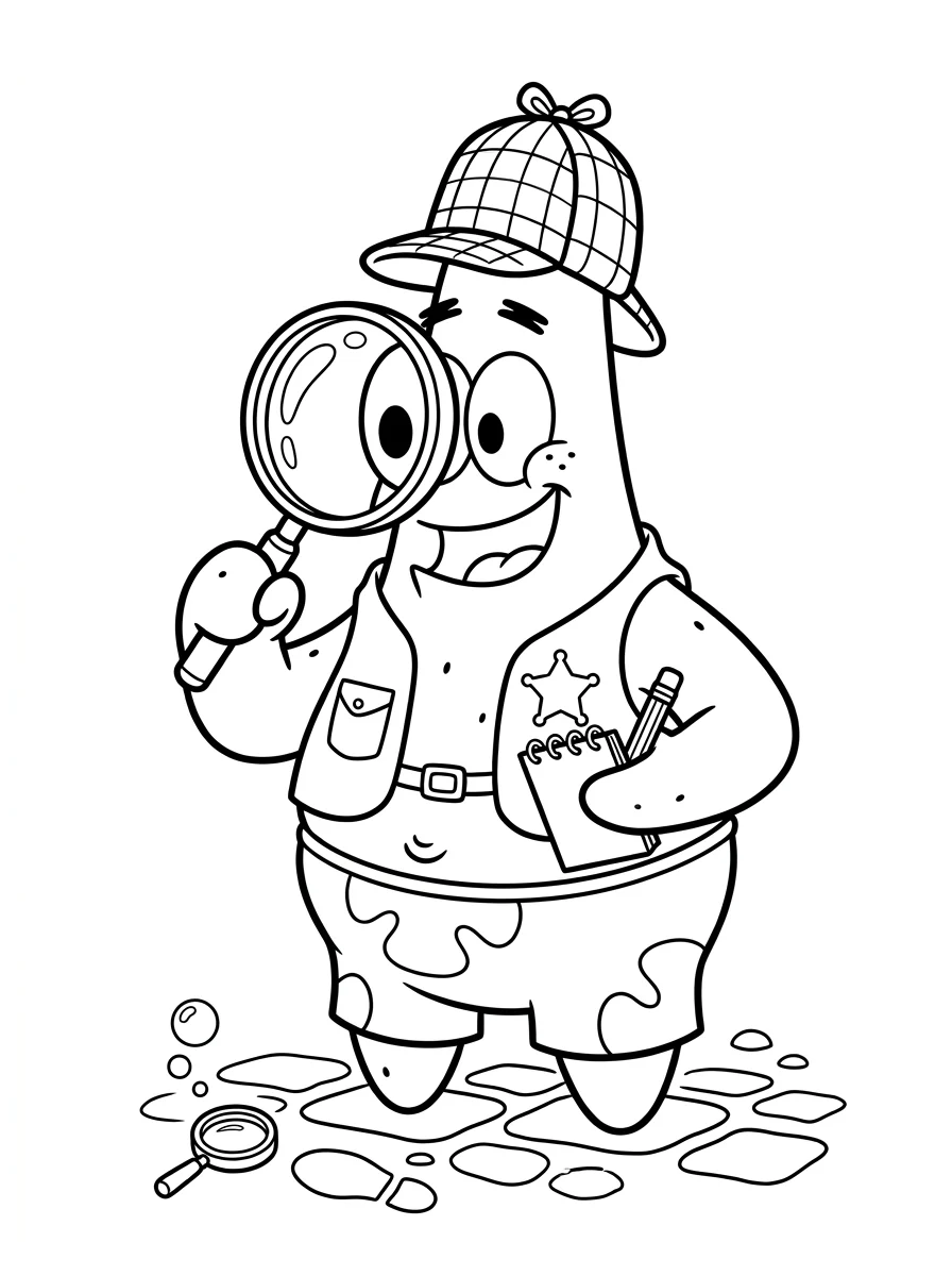 Desenhos do Patrick Estrela para colorir 30