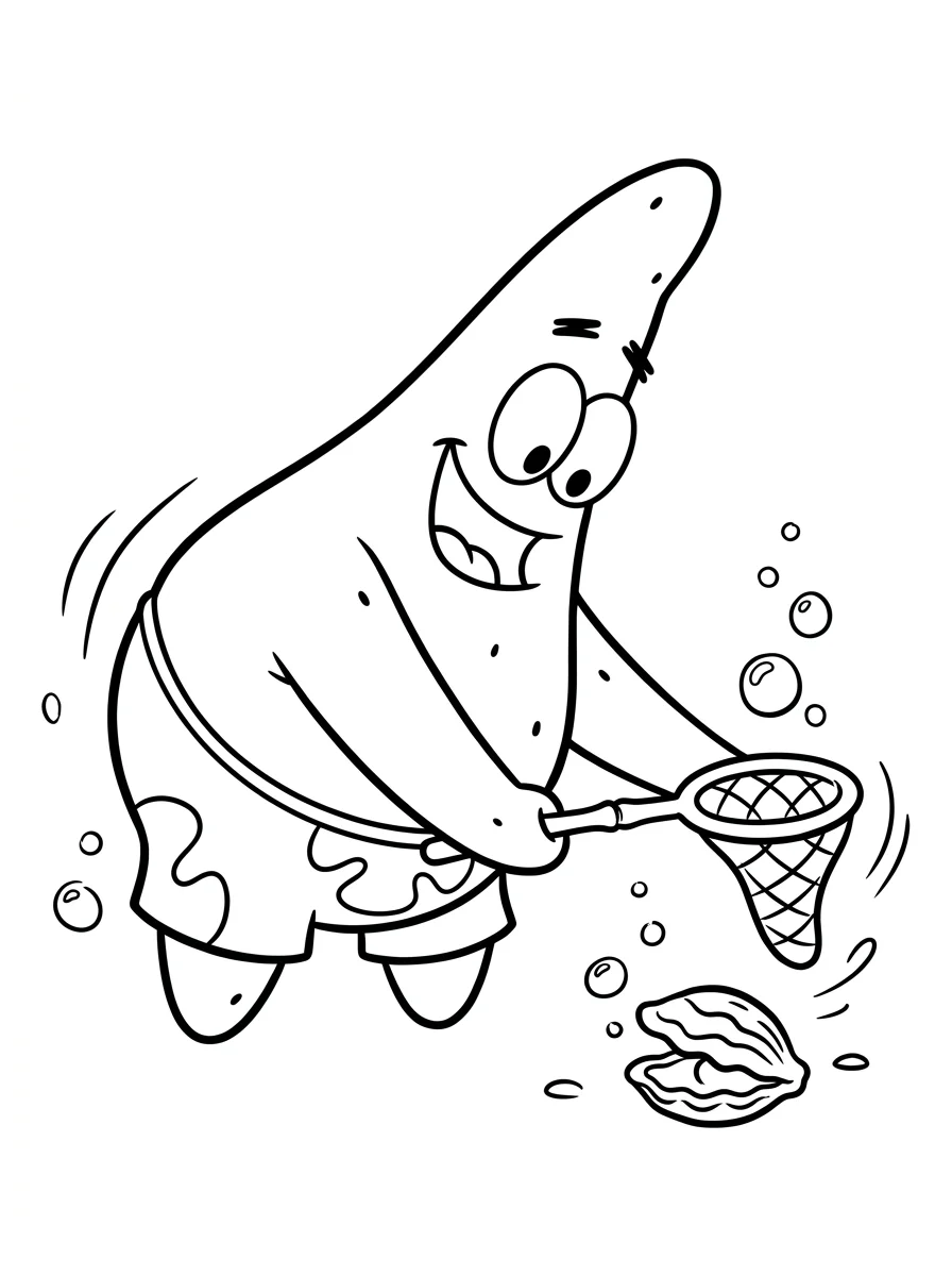 Desenhos do Patrick Estrela para colorir 31
