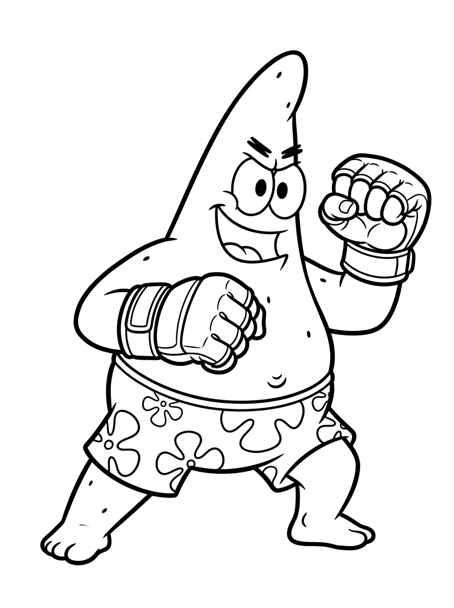 Desenhos do Patrick Estrela para colorir 35