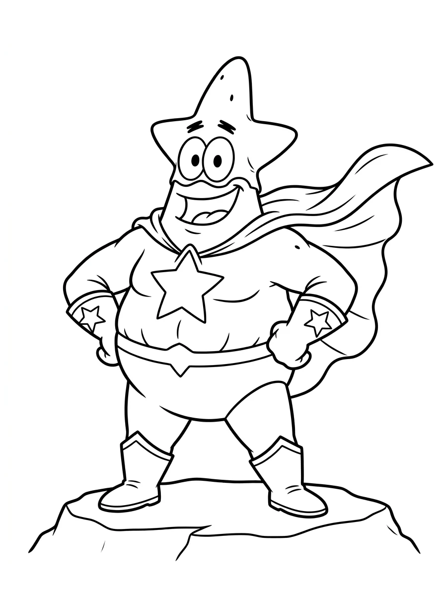 Desenhos do Patrick Estrela para colorir 37