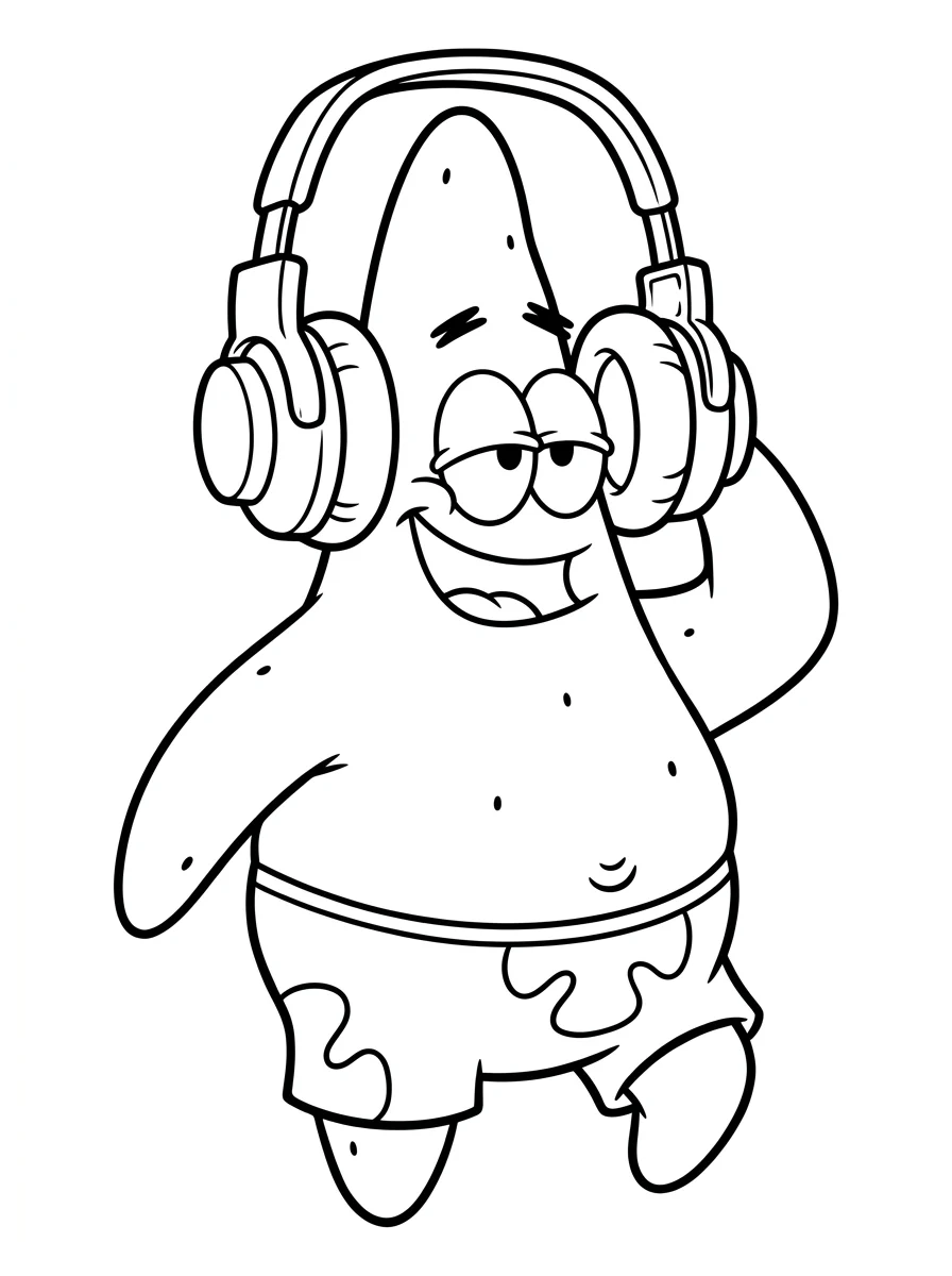 Desenhos do Patrick Estrela para colorir 38