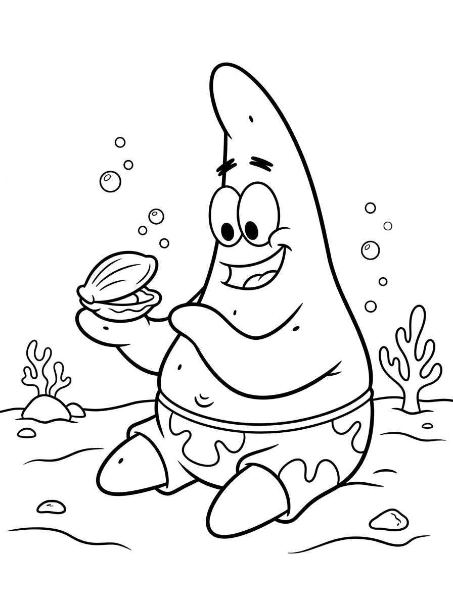 Desenhos do Patrick Estrela para colorir 43