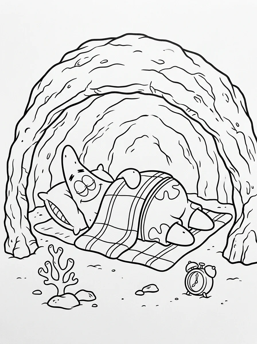 Desenhos do Patrick Estrela para colorir 49
