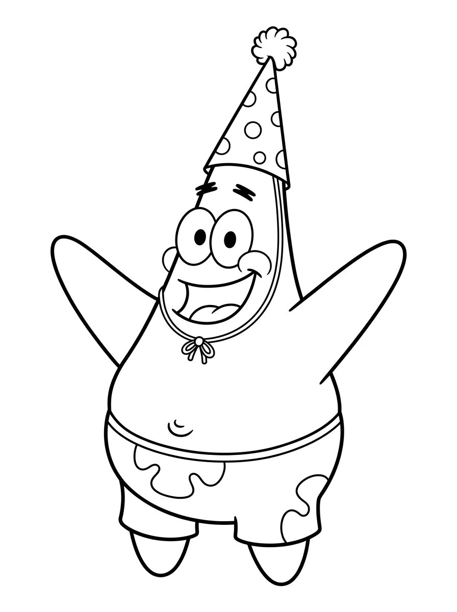Desenhos do Patrick Estrela para colorir 55