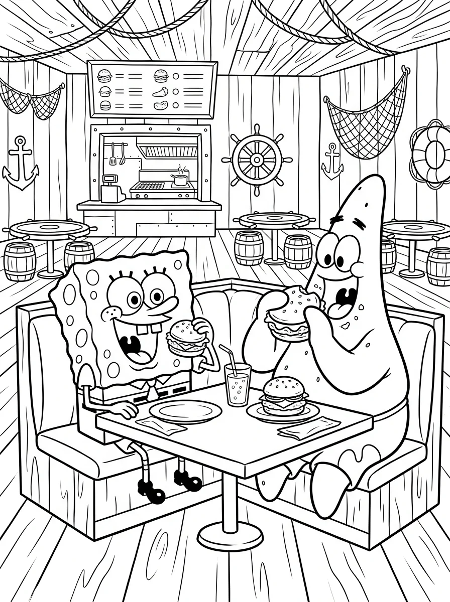 Desenhos do Patrick Estrela para colorir 62