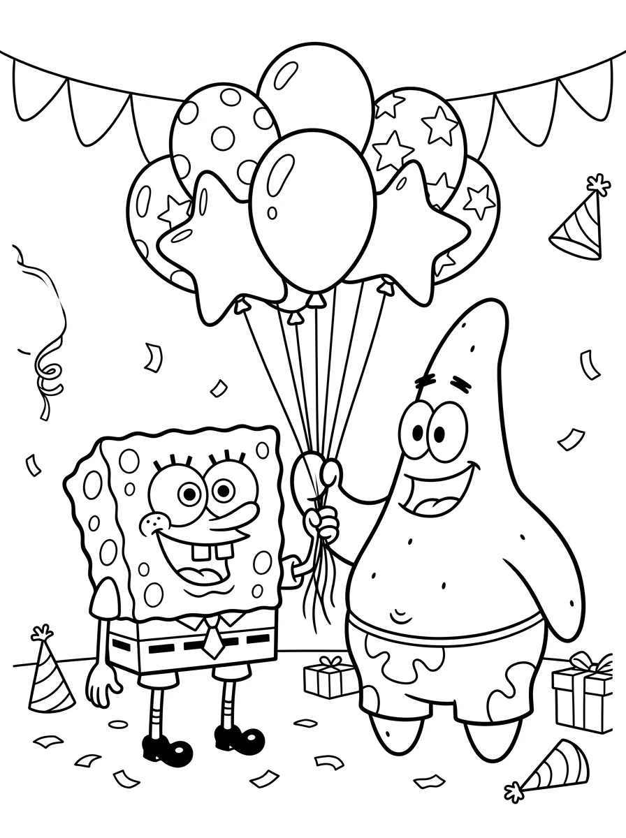 Desenhos do Patrick Estrela para colorir 64
